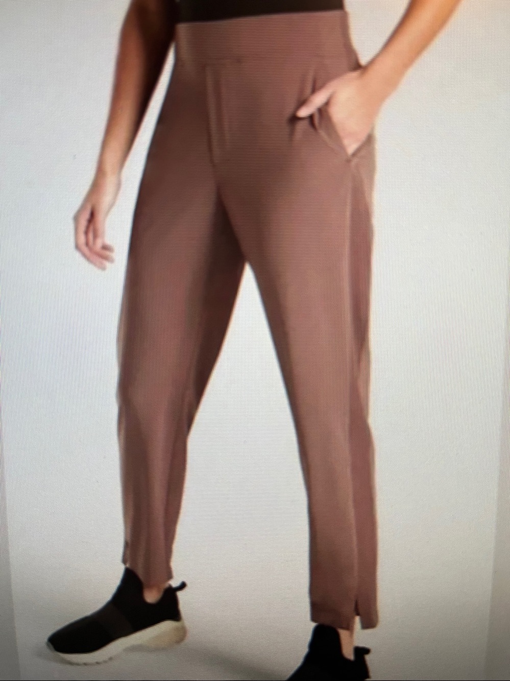 Athleta Brooklyn Ankle Pant in Mineral Brown Size 8